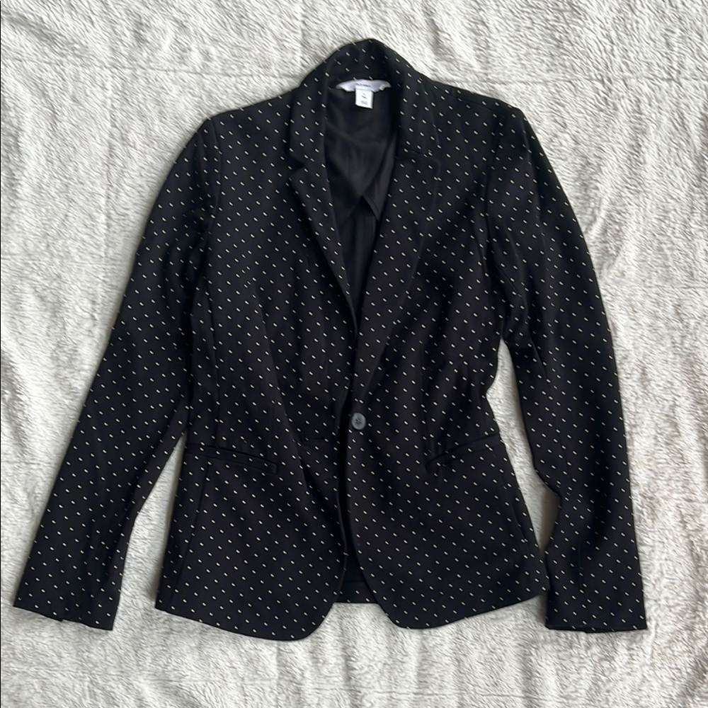NWOT Old Navy Black Polka Dot Blazer